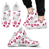 Sweeten Dreamy Love Pattern With Logo Oakland Raiders Sneakers