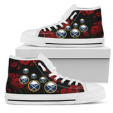 Lovely Rose Thorn Incredible Buffalo Sabres High Top Shoes