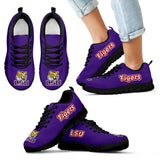 Magnificent LSU Tigers Amazing Logo Sneakers