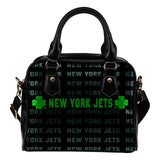 Colorful New York Jets Stunning Letters Shoulder Handbags