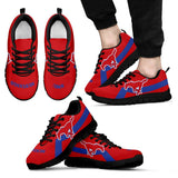 SMU Mustangs Line Logo Sneakers