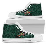 Perfect Cross Color Absolutely Nice Minnesota Wild High Top Shoes