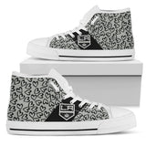 Perfect Cross Color Absolutely Nice Los Angeles Kings High Top Shoes
