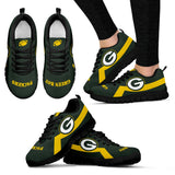 Green Bay Packers Line Logo Sneakers