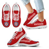 Magnificent Washington Nationals Amazing Logo Sneakers