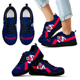 Fresno State Bulldogs Line Logo Sneakers