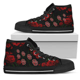 Lovely Rose Thorn Incredible Oklahoma Sooners High Top Shoes
