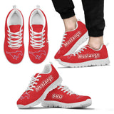 Magnificent SMU Mustangs Amazing Logo Sneakers