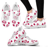 Sweeten Dreamy Love Pattern With Logo Green Bay Packers Sneakers
