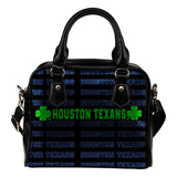 Colorful Houston Texans Stunning Letters Shoulder Handbags