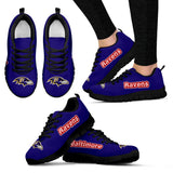 Magnificent Baltimore Ravens Amazing Logo Sneakers