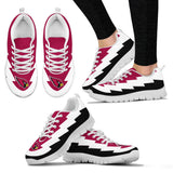 Jagged Saws Creative Draw Arizona Cardinals Sneakers