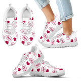 Sweeten Dreamy Love Pattern With Logo New York Jets Sneakers