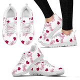 Sweeten Dreamy Love Pattern With Logo Los Angeles Dodgers Sneakers