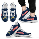 Magnificent Los Angeles Chargers Amazing Logo Sneakers