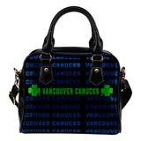 Colorful Vancouver Canucks Stunning Letters Shoulder Handbags