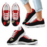 Cute Cupid Angel Background Hawaii Rainbow Warriors Sneakers