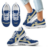 Navy Midshipmen Line Logo Sneakers