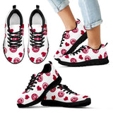 Sweeten Dreamy Love Pattern With Logo New York Mets Sneakers