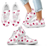 Sweeten Dreamy Love Pattern With Logo Seattle Mariners Sneakers