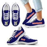 Magnificent Navy Midshipmen Amazing Logo Sneakers