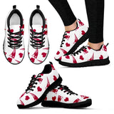 Sweeten Dreamy Love Pattern With Logo New England Patriots Sneakers