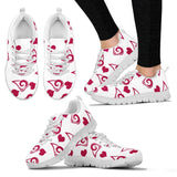 Sweeten Dreamy Love Pattern With Logo Los Angeles Rams Sneakers