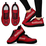 Magnificent Miami RedHawks Amazing Logo Sneakers