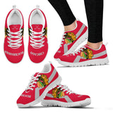 Chicago Blackhawks Line Logo Sneakers
