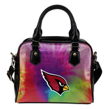 Rainbow Dynamic Mix Colours Gorgeous Arizona Cardinals Shoulder Handbags