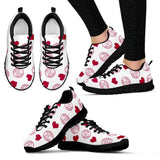 Sweeten Dreamy Love Pattern With Logo Oakland Athletics Sneakers