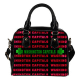 Colorful Washington Capitals Stunning Letters Shoulder Handbags