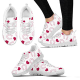Sweeten Dreamy Love Pattern With Logo Indianapolis Colts Sneakers