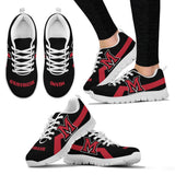 Miami RedHawks Line Logo Sneakers