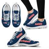 Magnificent New England Patriots Amazing Logo Sneakers
