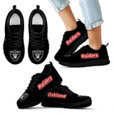 Magnificent Oakland Raiders Amazing Logo Sneakers