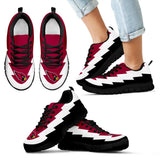 Jagged Saws Creative Draw Arizona Cardinals Sneakers