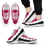 Jagged Saws Creative Draw Arizona Cardinals Sneakers