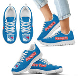 Magnificent New York Rangers Amazing Logo Sneakers