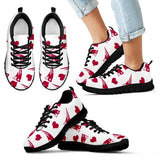 Sweeten Dreamy Love Pattern With Logo New England Patriots Sneakers