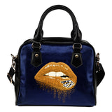 Beautiful Lips Elegant Logo Nashville Predators Shoulder Handbags