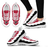 Jagged Saws Creative Draw Atlanta Falcons Sneakers