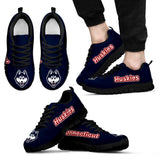 Magnificent Connecticut Huskies Amazing Logo Sneakers