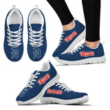 Magnificent Detroit Tigers Amazing Logo Sneakers