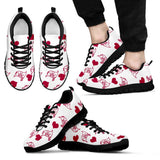 Sweeten Dreamy Love Pattern With Logo Tampa Bay Buccaneers Sneakers