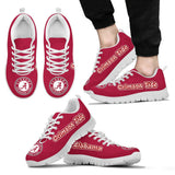 Magnificent Alabama Crimson Tide Amazing Logo Sneakers