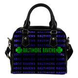 Colorful Baltimore Ravens Stunning Letters Shoulder Handbags