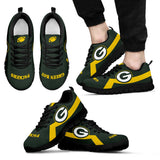 Green Bay Packers Line Logo Sneakers