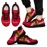 Chicago Blackhawks Line Logo Sneakers