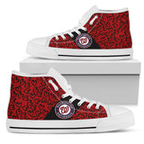 Perfect Cross Color Absolutely Nice Washington Nationals High Top Shoes